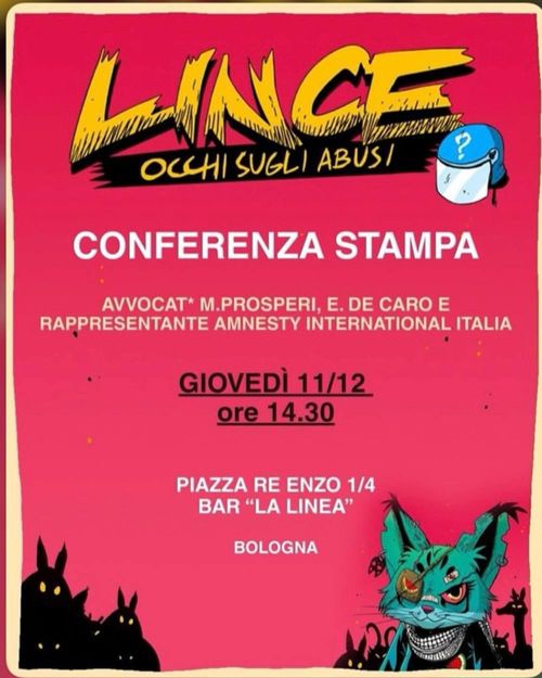 LINCE OCCHI SUGLI ABUSI - CONFERENZA STAMPA