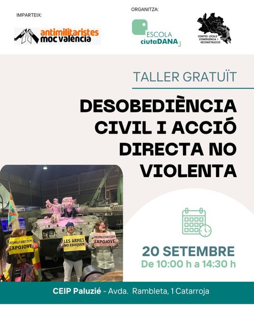 Taller de desobediència civil i acció noviolenta