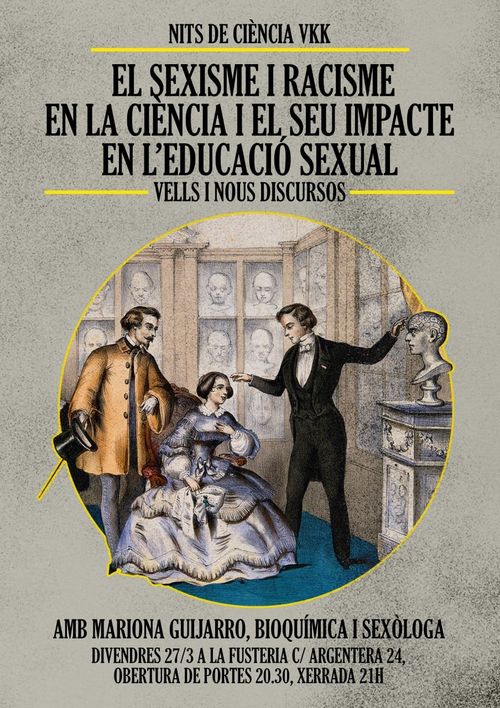 Nits de Ciència a VKK: "El sexisme i el racisme en la ciència i el seu impacte en l'educació sexual"
