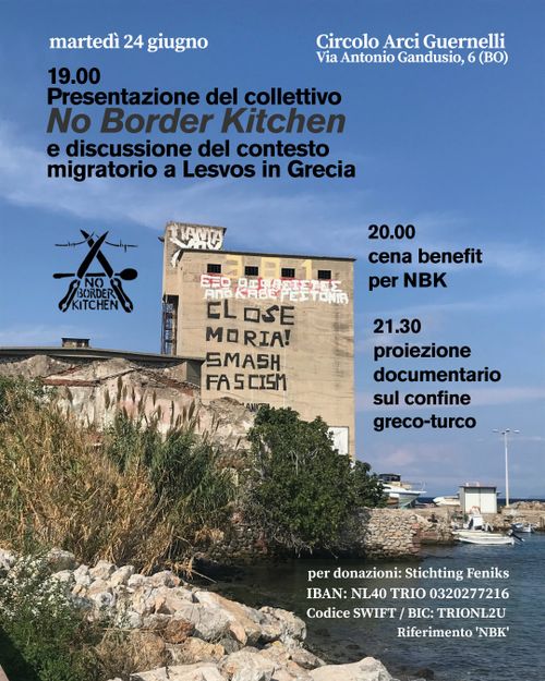 Presentazione del collettivo No border Kitchen_Discussione del contesto migratorio a Lesvos, Grecia