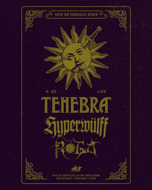 Tenebra โข Hyperwulff โข Rogo | Live @ Circolo Hex