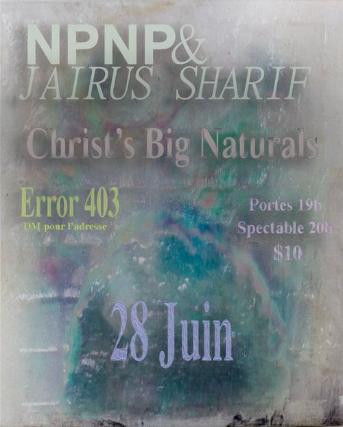 NPNP + Jairus Sarif, Christ's Big Naturals