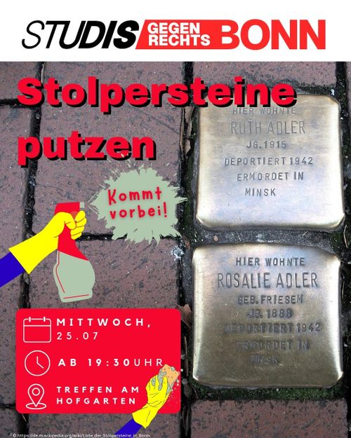 Stolpersteine Putzen