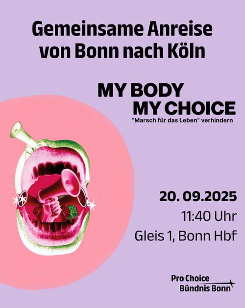 Anreise zum Protest gegen den rechten "Marsch für das Leben" 🔥🏴