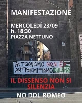 Manifestazione contro il DDL Romeo