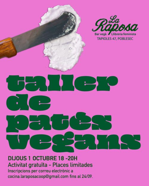 Taller de patés vegans