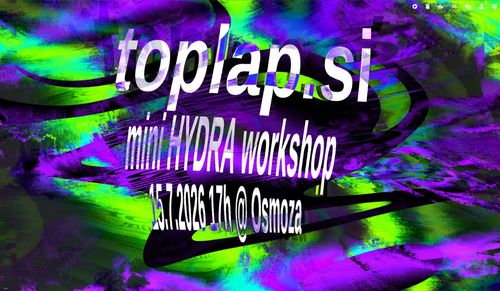 toplap.si: Srečanje in mini Hydra delavnica