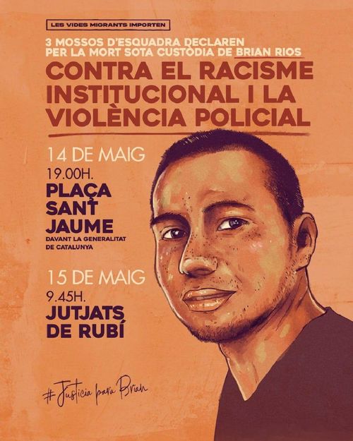 Concentració per Brian Ríos