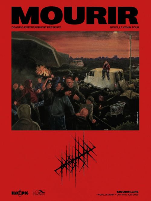 Mourir + Iffernet (both black metal, fr) x Schokoladen
