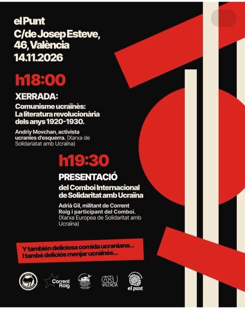 XERRADA i PRESENTACIÓ del Comboi Internacional de Solidaritat amb Ucraïna