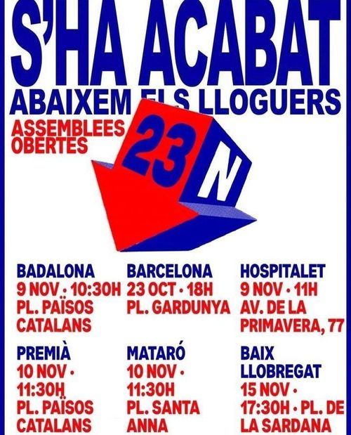 Assemblea oberta Barcelona lloguers