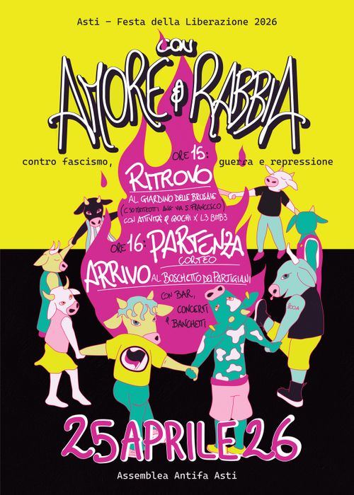 FESTA DELLA LIBERAZIONE 2026 - CON AMORE E RABBIA