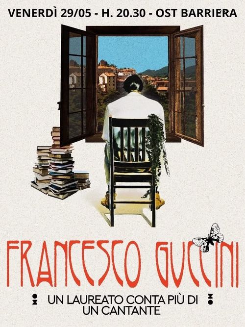 Francesco Guccini. Un laureato conta più di un cantante.