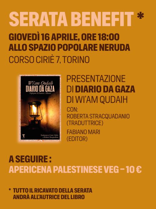 PRESENTAZIONE DI DIARIO DA GAZA DI WI’AM QUDAIH