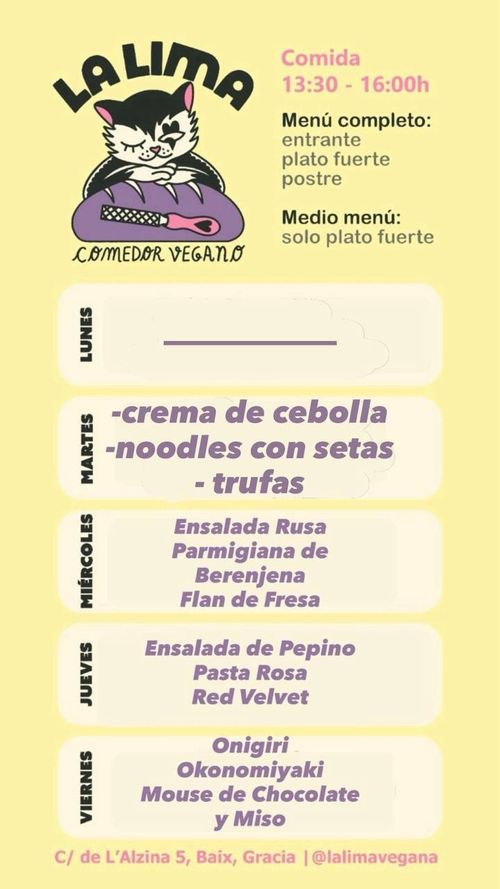 LA LIMA, comedor vegano🌱