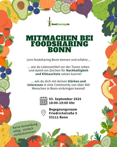 Mitmachen bei foodsharing Bonn