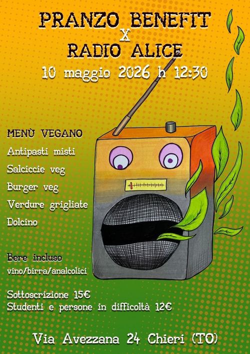 Pranzo Benefit x Radio Alice