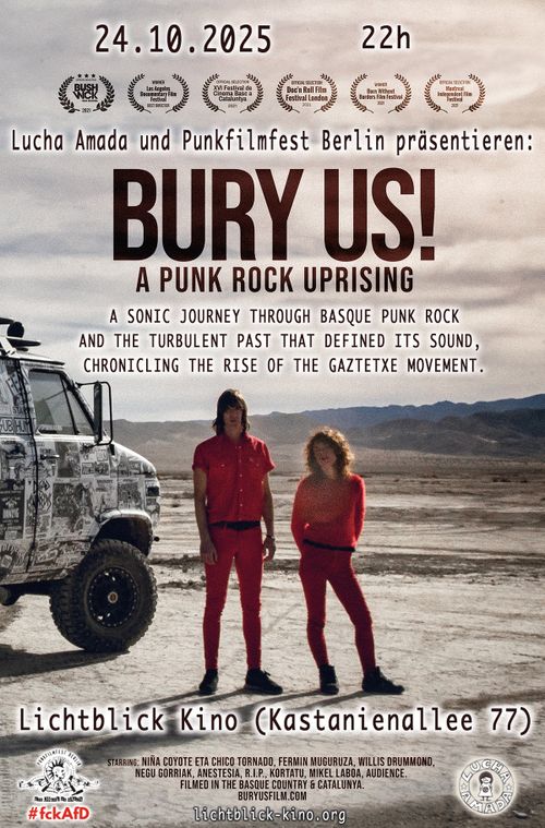 12. Punkfilmfest Berlin presents: Bury Us! – A Punk Rock Uprising + Vorfilm