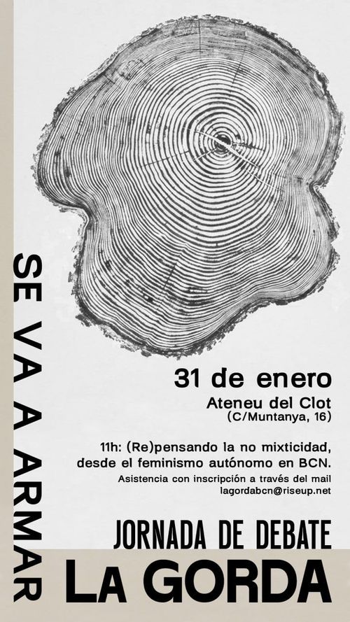Debat (Re)pensant la nonmixticitat, des de él feminisme autònom a Barcelona.