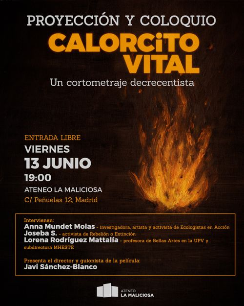 "Calorcito vital": un cortometraje decrecentista - Proyección y coloquio