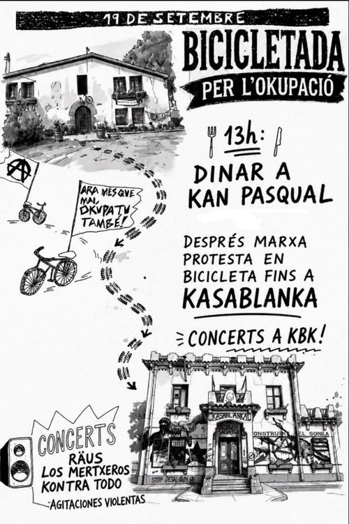Bicicletada per l'okupació