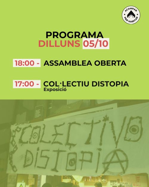 Acampada Palma Dilluns 05/10