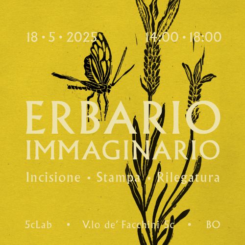 ERBARIO IMMAGINARIO Laboratorio di incisione, stampa e rilegatura