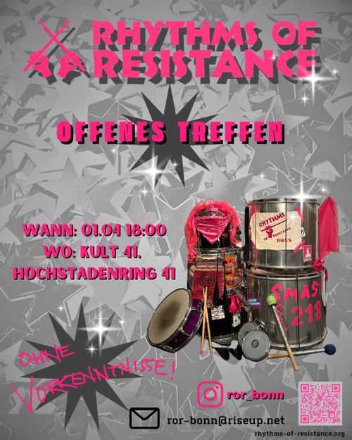 Offene Probe - Rhythms of Resistance - Aktionstrommel Gruppe 