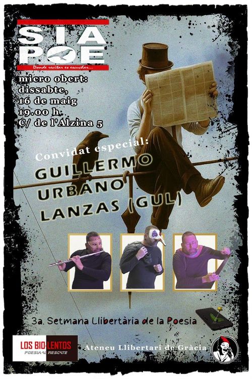 3ª Setmana Llibertaria de la Poesia Ⓐ Barcelona - SÍ Ⓐ POE i micro obert