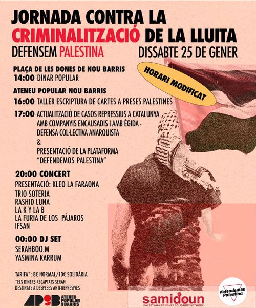 Jornada contra la criminalització de la lluita