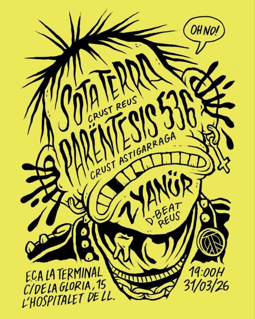 Concert punk: Sotaterra, Parèntesis 536 i Zyanur