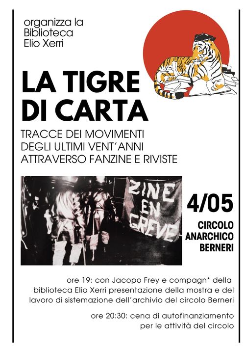 LA TIGRE DI CARTA - Tracce dei movimenti degli ultimi vent’anni attraverso fanzine e riviste