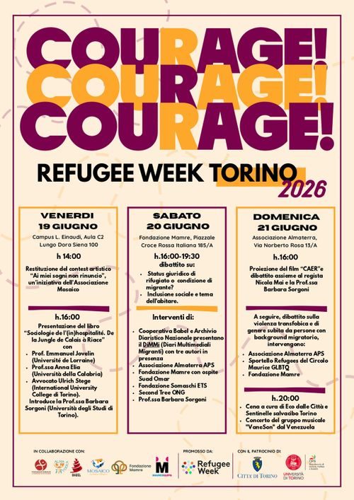 Refugee Week Torino 2026