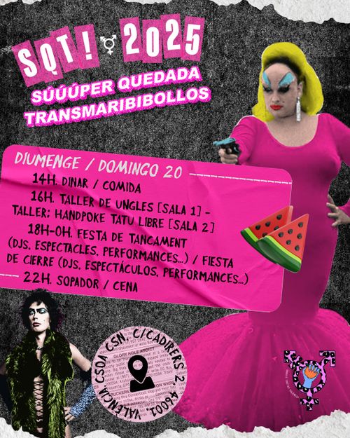 PROGRAMACIÓN DOMINGO - SÚÚÚPER QUEDADA TRANSMARIBIBOLLOS