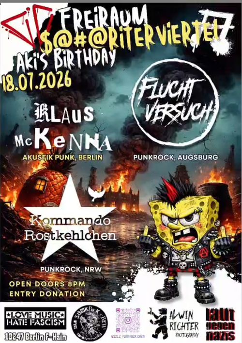 Konzert im Freiraum $@#@riterviertel