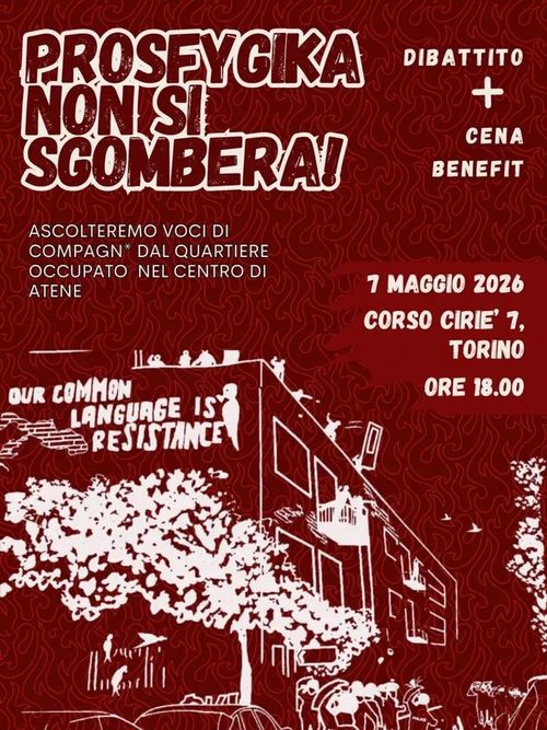 Prosfygika non si sgombera 