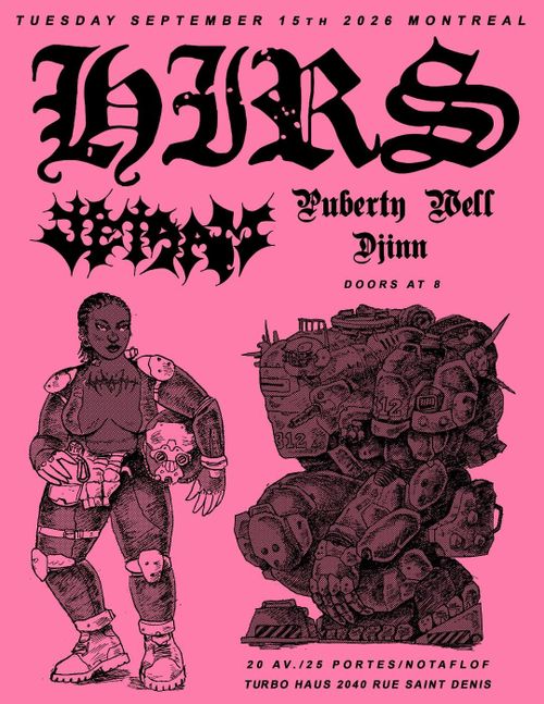 The HIRS Collective + Jetsam + Puberty Well + Djinn