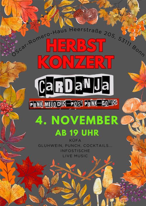 Herbst Konzert und Kneipe im ORH