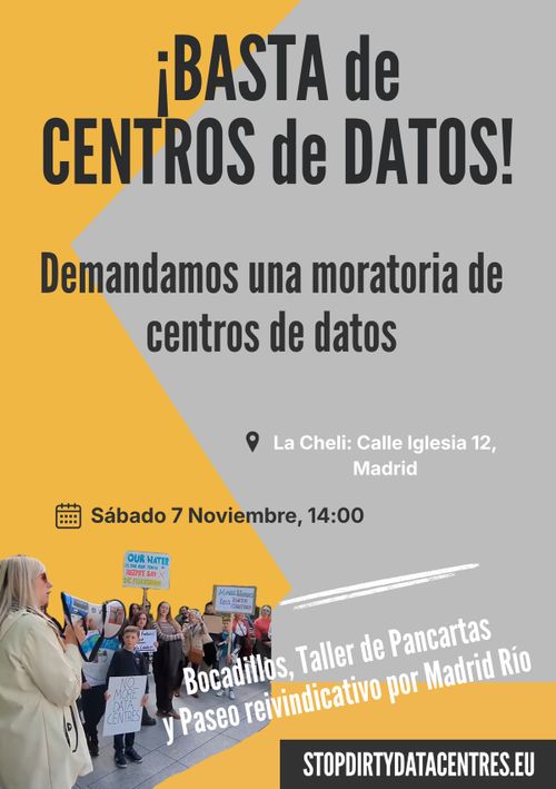 ¡Basta de centros de datos! Por una moratoria contra los centros de datos