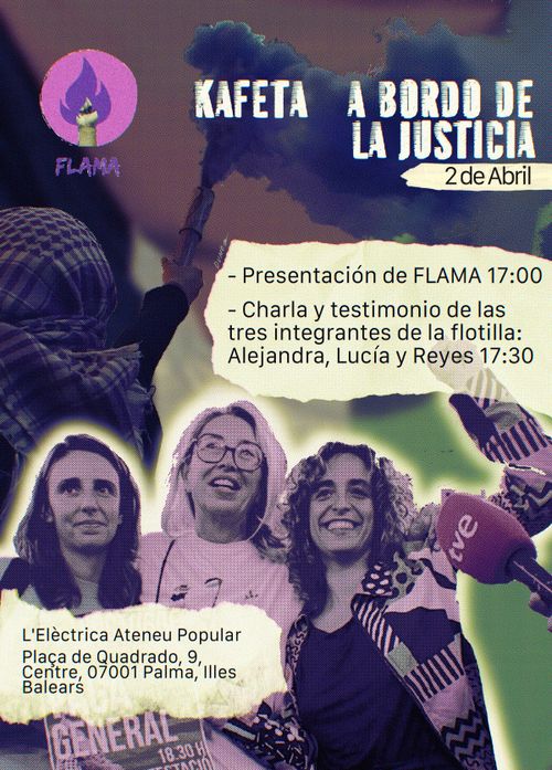 A bordo de la justicia (kafeta de FLAMA)