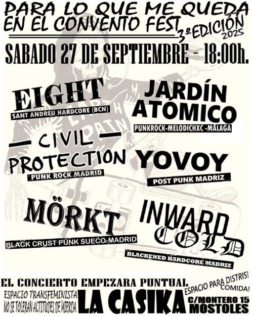 Para lo que me queda en el convento fest III edidición
