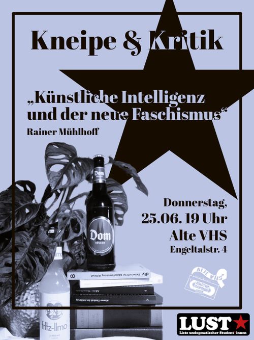 Kneipe & Kritik: "Künstliche Intelligenz und der neue Faschismus"