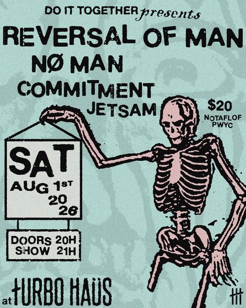 REVERSAL OF MAN + NO MAN + COMMITMENT + JETSAM