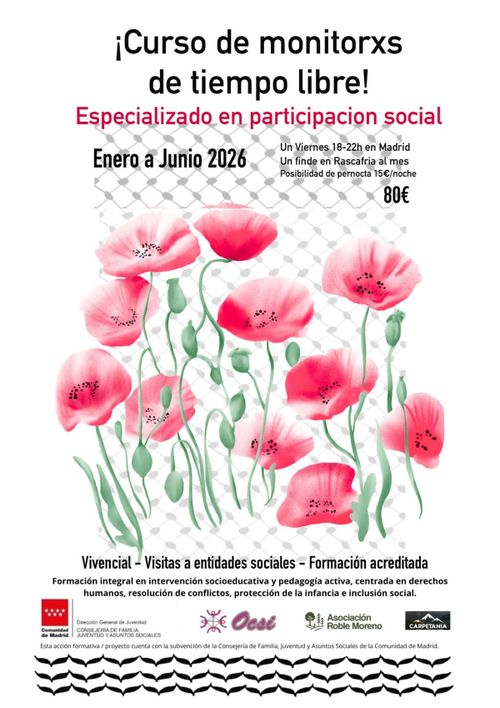 curso de monitores de ocio y tiempo libre con enfoque de participación social