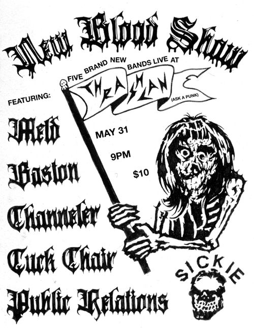 NEW BLOOD SHOW AT THRASHCAN