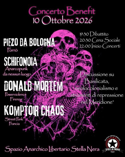 Concerto benefit 10 ottobre 2026