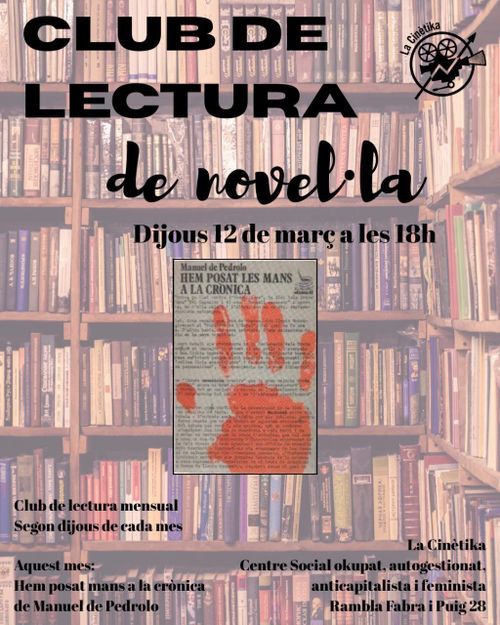12/03/26 Club de lectura de novel.la: llegim Hem posat les mans a la crònica, de Manuel de Pedrolo