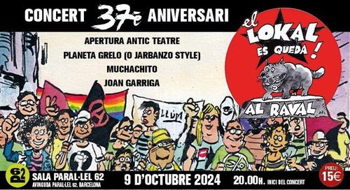 Concert 37é aniversari d'El Lokal del Raval