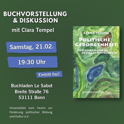 „Politische Geborgenheit“ - Buchvorstellung & Diskussion