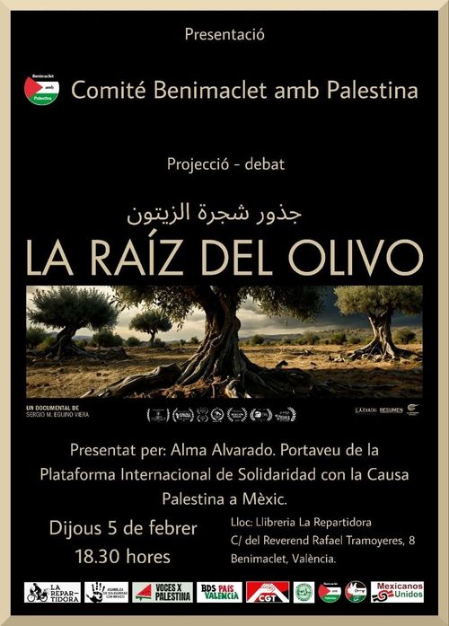PROJECCIÓ - DEBAT  LA RAÍZ DEL OLIVO